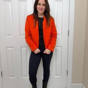 Women's Orange Blazer